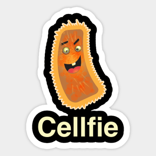 Funny Cellfie Medical Laboratory Scientist Tech Sticker